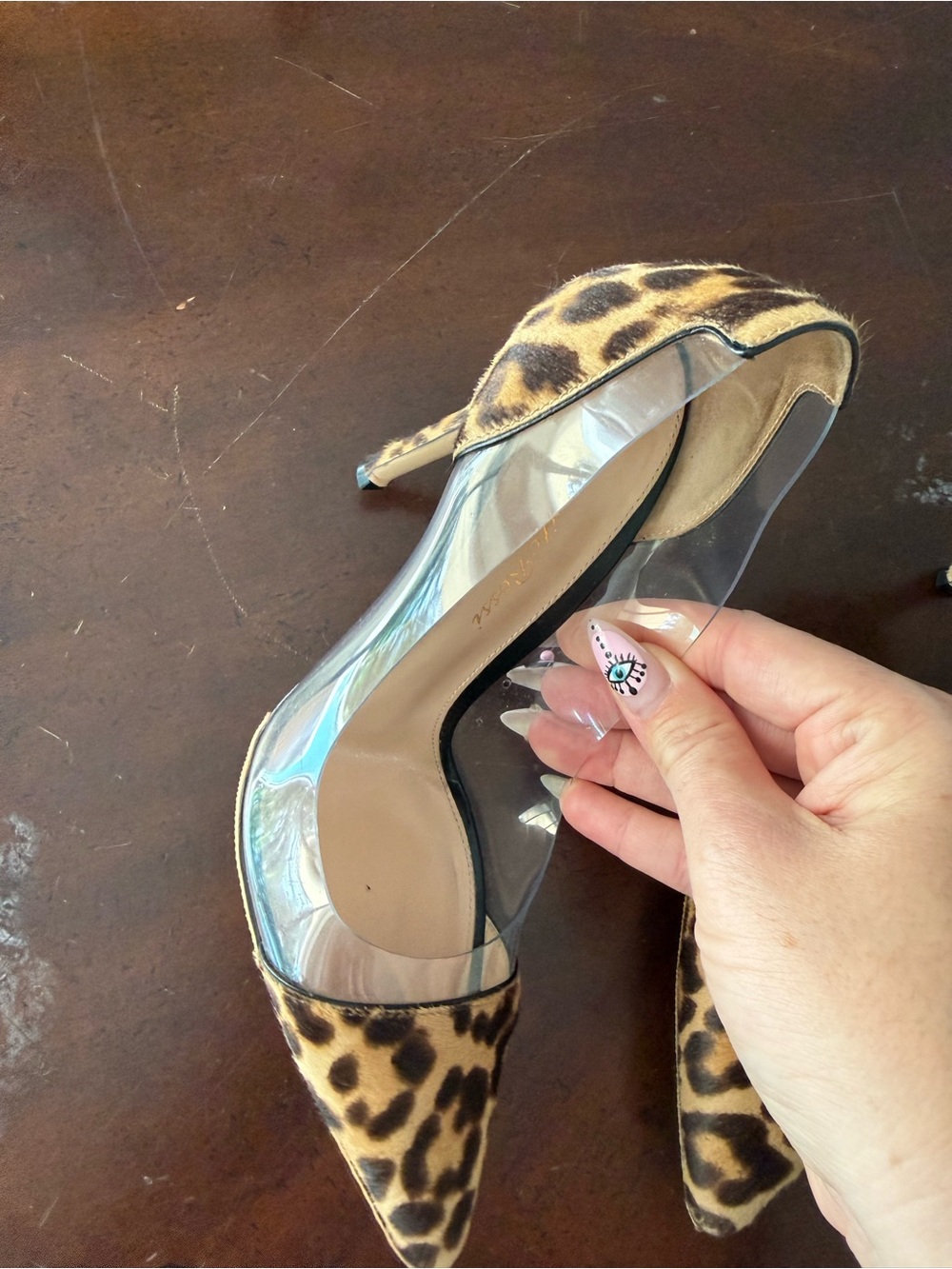 ✨SALE ✨Gianvito Rossi leopard detailed heeled shoes ✨SALE ✨ - Picture 6 of 14